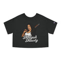 Shotgun Shawty cropped tee | Woman with shotgun graphic
