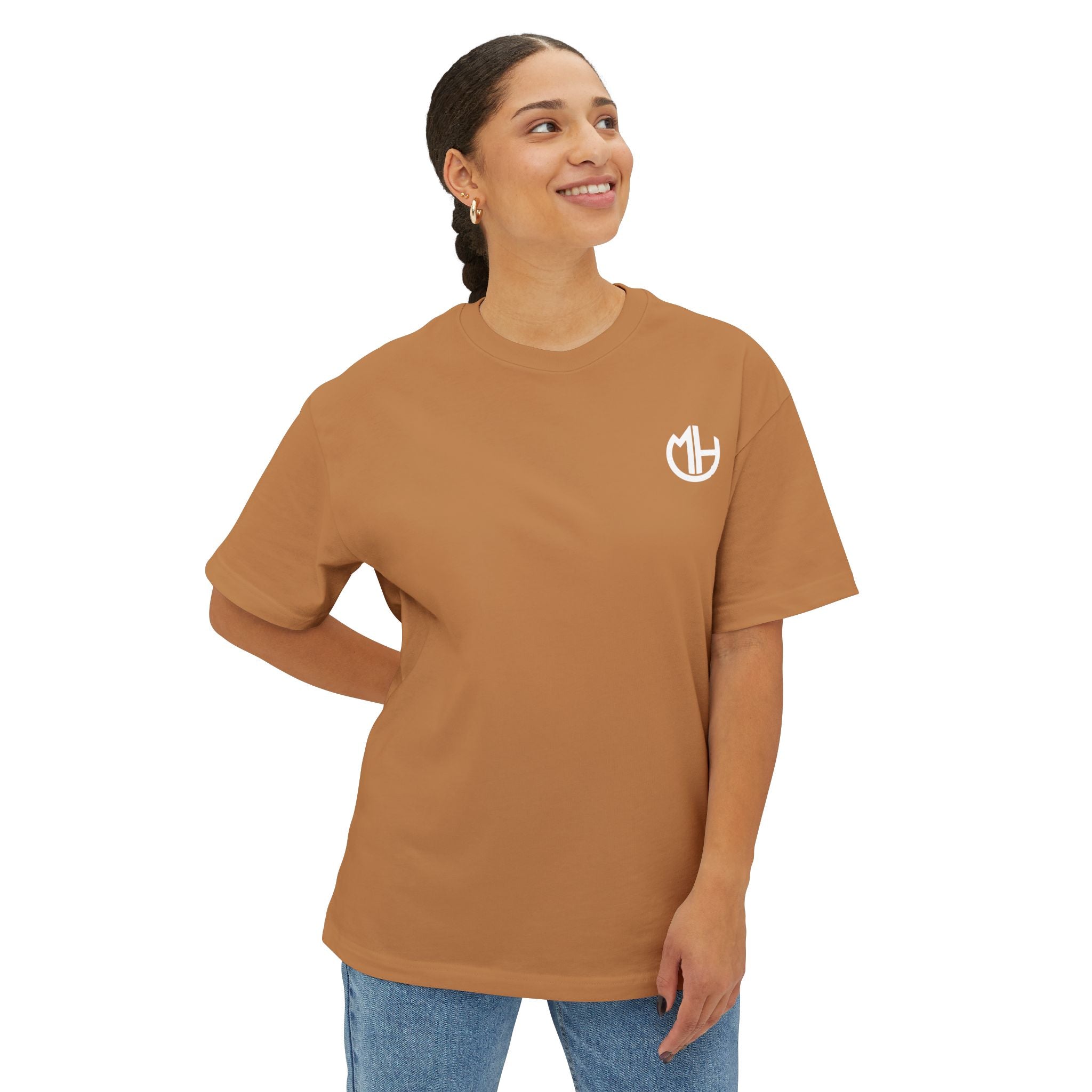 MH Logo Tee — Oversized Boxy T‑Shirt