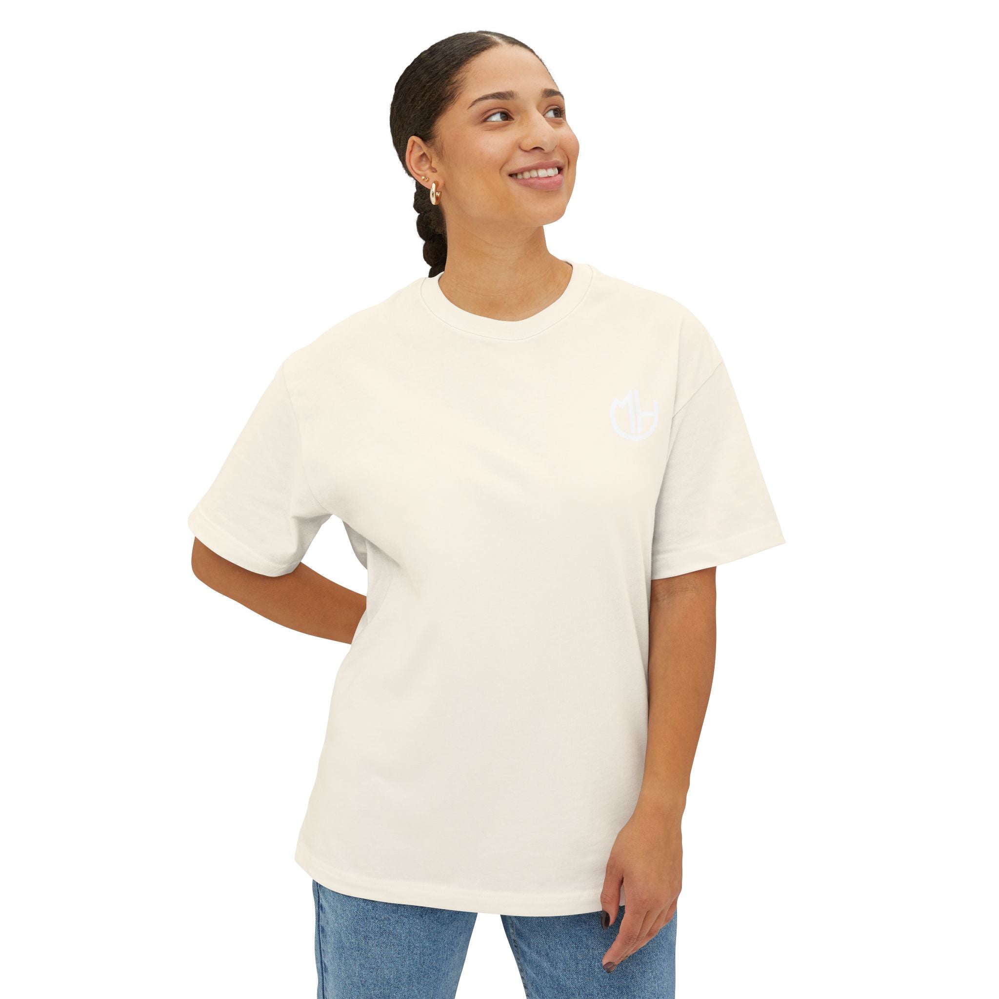 MH Logo Tee — Oversized Boxy T‑Shirt