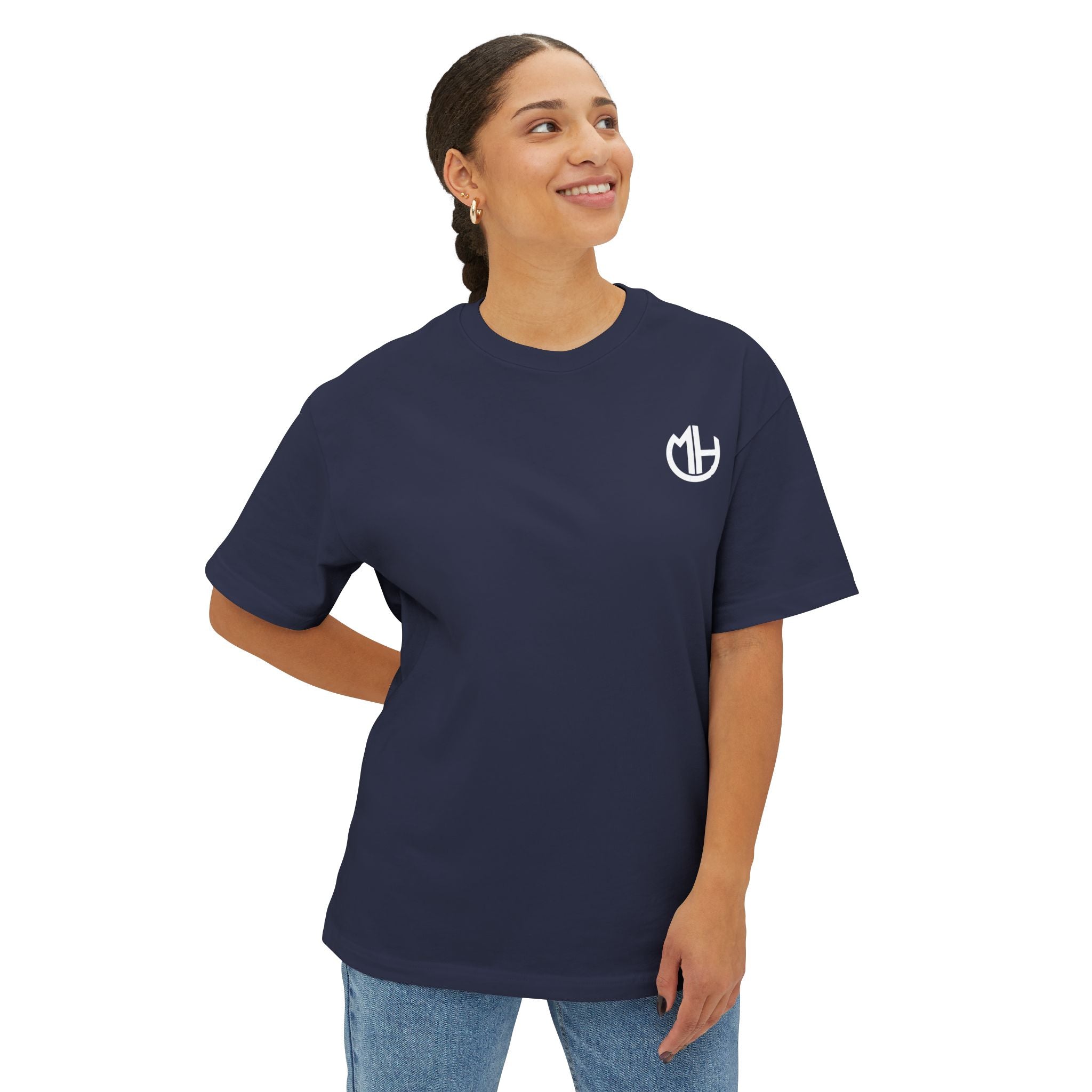 MH Logo Tee — Oversized Boxy T‑Shirt