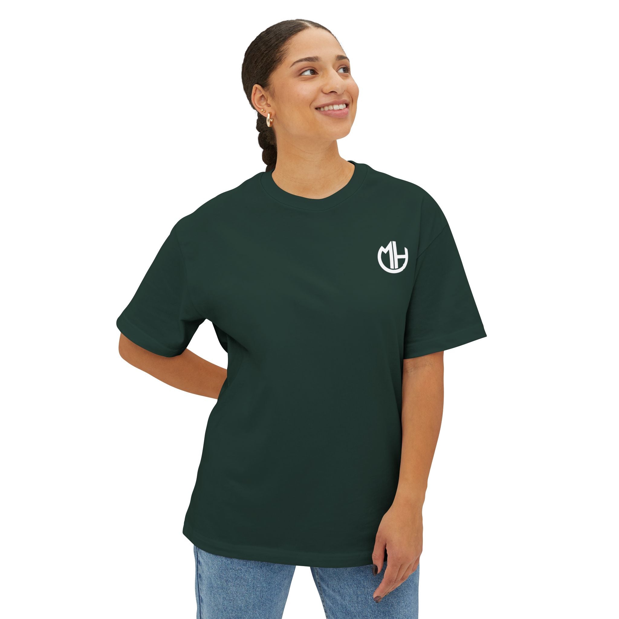 MH Logo Tee — Oversized Boxy T‑Shirt