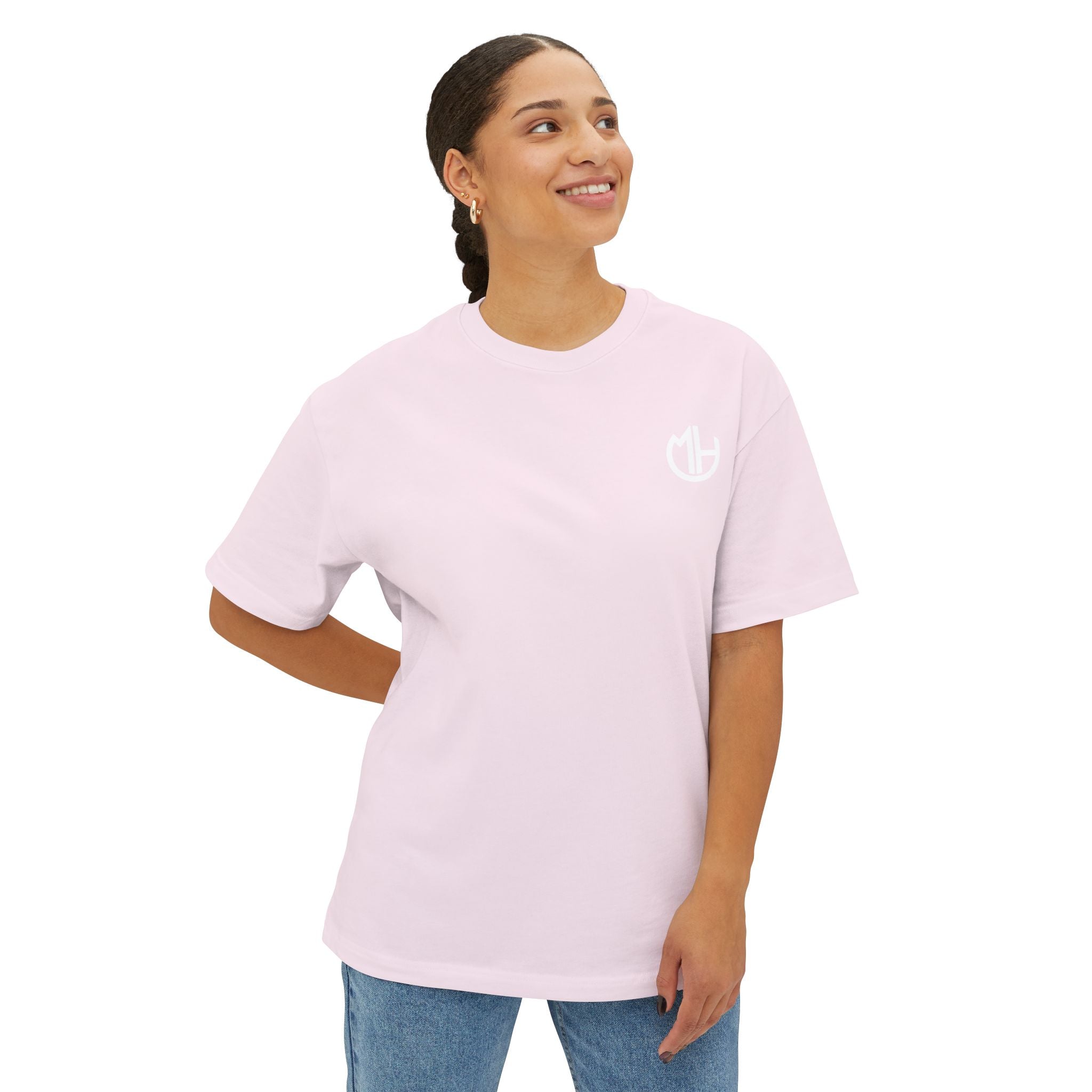 MH Logo Tee — Oversized Boxy T‑Shirt